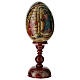 Hand painted Russian egg Resurrection Christ total height 43 cm s3