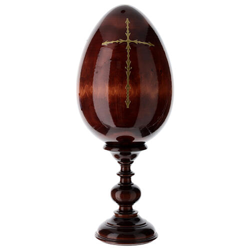 Russische Ei-Ikone „Heilige Familie“ – handbemalt, 36 cm 5