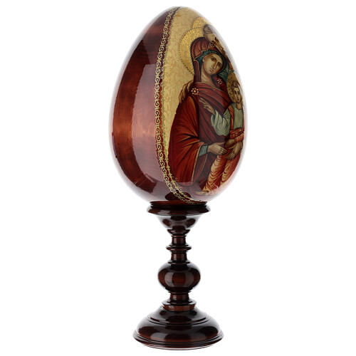 Russian Egg Holy Family 36 cm hand painted 4
