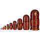 Wooden Russian doll, Umilenie Mother of God, 12 in s13