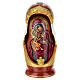 Poupée russe Mère de Dieu de Vladimir en bois peint 25 cm s1