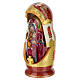 Poupée russe Mère de Dieu de Vladimir en bois peint 25 cm s3