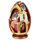 Russian wooden egg, Yaroslavl Mother of God, 10 in s3