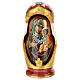 Hand-painted Matryoshka doll, Iveron Mother of God, 10 in s1