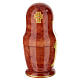 Matrioska de madera pintada a mano Virgen Jaroslavskaya 25 cm s9