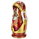 Matrioshka de madeira pintada à mão Mãe de Deus de Yaroslavl 25 cm s3