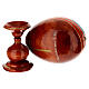 Hand-painted wooden egg, Our Lady of the Lilies, 10 in s5