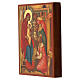 Icona russa moderna Re Magi dipinta a mano 14x11 cm s3