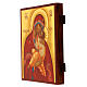 Hand-painted modern icon of the Merciful Mother of God "Umilenje", 8x6.5 in, Russia s3
