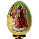 Russian egg hand painted wood handing over keys to St Peter h total 44 s4