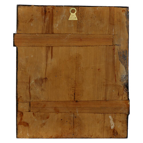 Antique Russian icon of Christ Pantocrator, 19th century, 12x11 in, restored 4