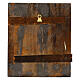 Russian antique icon of Christ Pantocrator, 19th century, restored wood board, 12x11 in s4