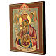 Russian icon Worthy of Existence painted 31x27 cm s3