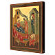 Icono pintado Rusia Nacimiento Santísima Virgen 31x27 cm s4