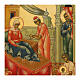 Painted icon Russia Birth of the Holy Virgin 31x27 cm s2