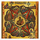 Russian painted icon of the Burning Bush, 14x11 in s2