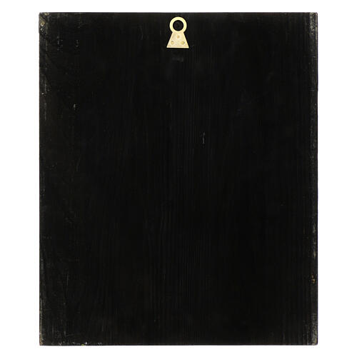 Hand-painted Virgin of Vladimir icon, 12x11 in 4