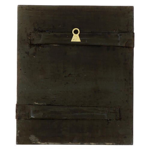 Russian icon of Our Lady of Kazan on antique board, 12x11 in 5