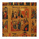 Descent into Hell icon 31x27 cm Russia painted ancient panel s2