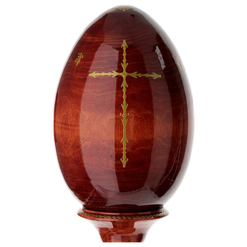 Hand painted Kazan Madonna egg h 42cm 4