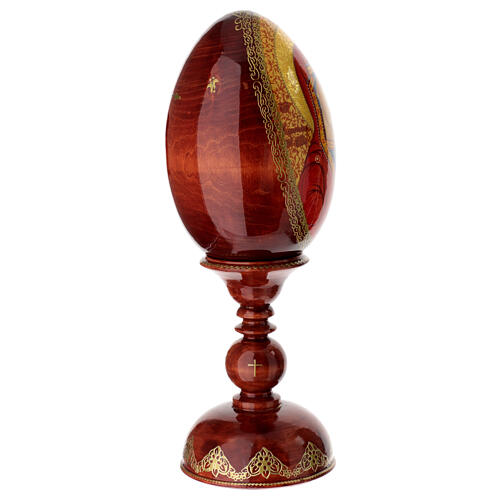 Hand painted Kazan Madonna egg h 42cm 6