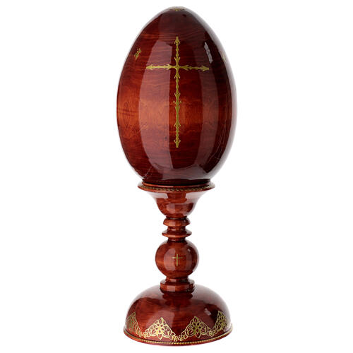 Hand painted Kazan Madonna egg h 42cm 7