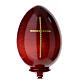 Uovo russo Cristo Pantocratore dipinto a mano 24 cm s6