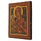 Antique Russian icon of the Mother of God of the Three Hands, 19th century, restored, 12x10 in s3