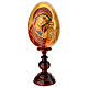 Iconographic egg Our Lady of Kazan, hand painted 20 cm s1