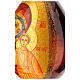 Iconographic egg Our Lady of Kazan, hand painted 20 cm s4