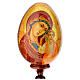 Iconographic egg Our Lady of Kazan, hand painted 20 cm s6