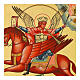 Modern Russian icon of St. Michael the Archangel, Chief Commander, hand-painted, 12x10 in s2