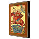 Modern Russian icon of St. Michael the Archangel, Chief Commander, hand-painted, 12x10 in s3