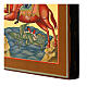 Modern Russian icon of St. Michael the Archangel, Chief Commander, hand-painted, 12x10 in s4