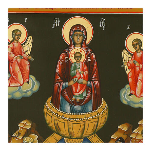 Life-Giving Font, Russian modern icon, hand-painted, 12x10 in 2