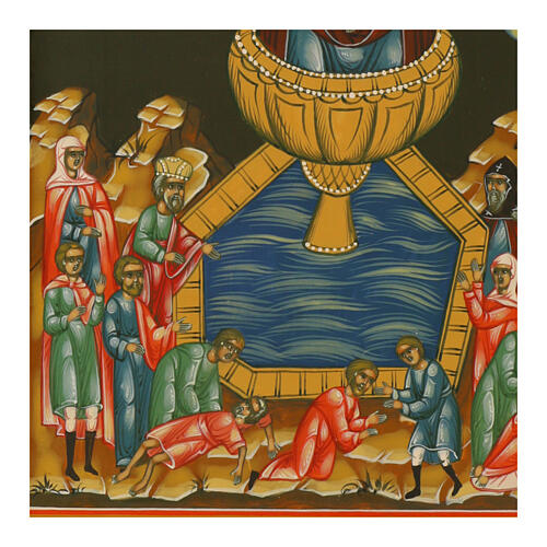 Life-Giving Spring icon modern Russian hand painted 31x26 cm 4