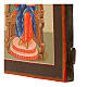 Hand-painted Russian Christ Pantocrator icon in Palekh style, 12x10 in s6
