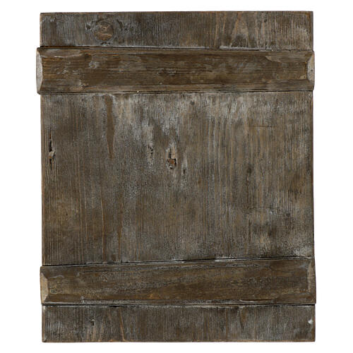 Cristo Pantocrátor Palekh icono pintado a mano Ruso 31x26 cm 7