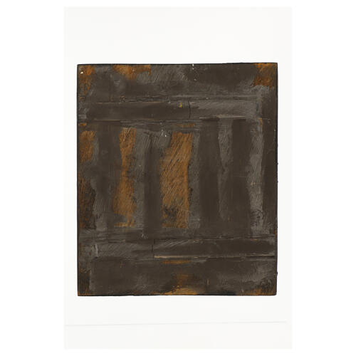 Icono tabla antigua ruso pintado a mano Madre de Dios de Kazan restaurado 31x27 cm 5