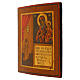 Ancient Russian hand-painted icon Unexpected Joy restored panel 31x27 cm s3