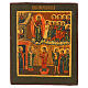 Pokrov, Russian icon of the Protection of the Mother of God restored on antique board, 14x11 in s1