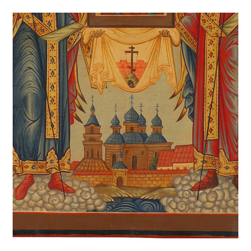 Icône russe Saint Michel et Saint Gabriel peinte à la main 31x26 cm 5