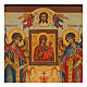 Russian icon Saint Michael and Saint Gabriel hand painted 31x26 cm s2