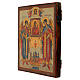 Russian icon Saint Michael and Saint Gabriel hand painted 31x26 cm s3