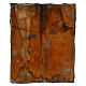 Icona antica Madonna di Vladimir riza argento 23x20 cm XIX sec Russia s8