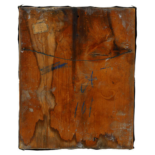 Ancient icon Mother of God of Vladimir silver riza 23x20 cm, 19th century Russia 8