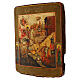 Icona antica San Giorgio e il drago Russia XIX sec 31x27 cm s3