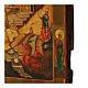 Icona antica San Giorgio e il drago Russia XIX sec 31x27 cm s4