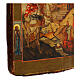 Icona antica San Giorgio e il drago Russia XIX sec 31x27 cm s6