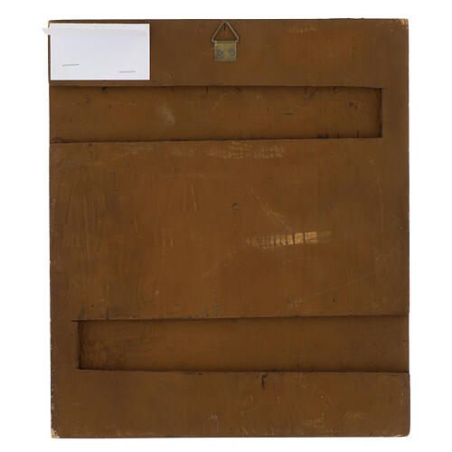 Icona antica russa 12 feste fondo oro XX sec 31x26 cm 5